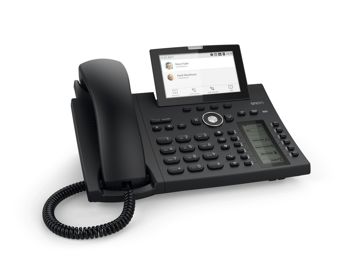 Snom D385 12-line Desktop SIP Phone - No PSU Included - Hi-Res Colour TFT Display - USB