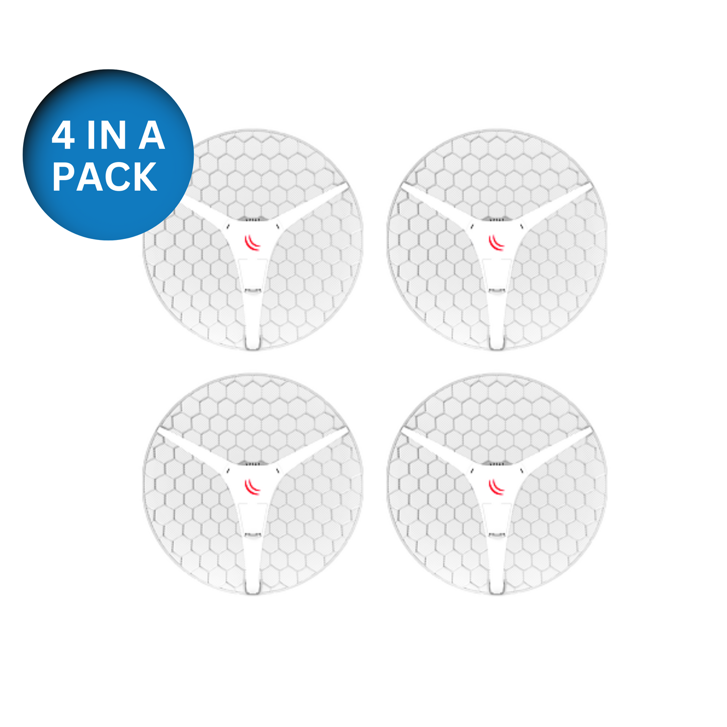 MikroTik LHG XL 5GHz 27dBi PtP CPE 4 Pack | RBLHG-5HPnD-XL4pack