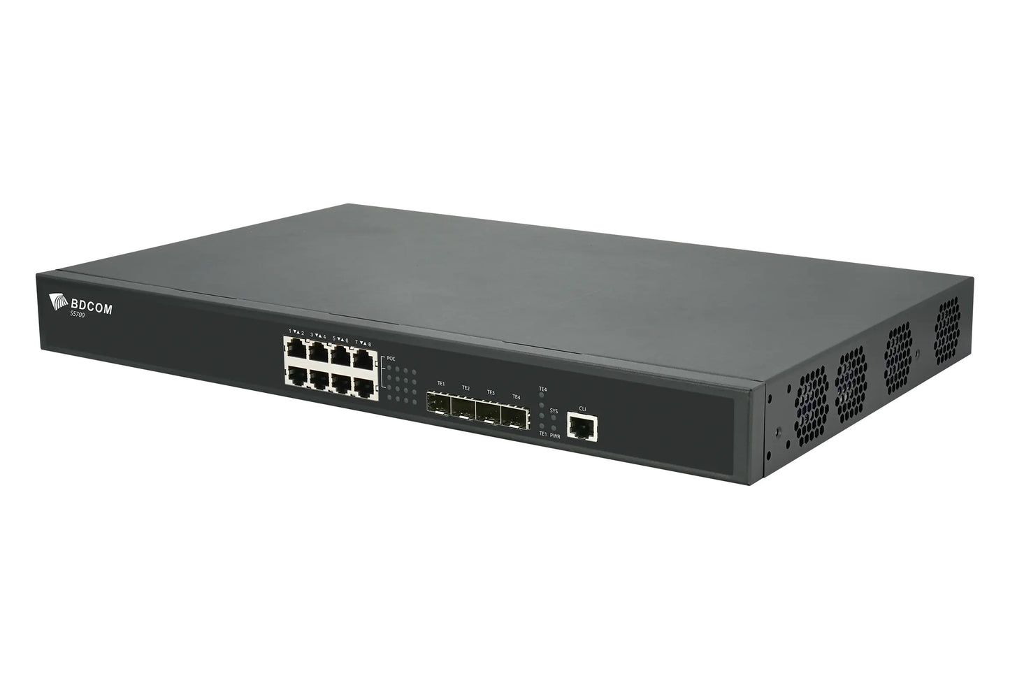BDCOM 8 Port 2.5G PoE+ Switch with 4 SFP+