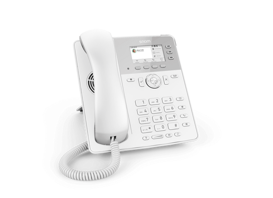 Snom D717 6-line Desktop SIP Phone in White - No PSU Included - Wide Colour TFT Display - USB