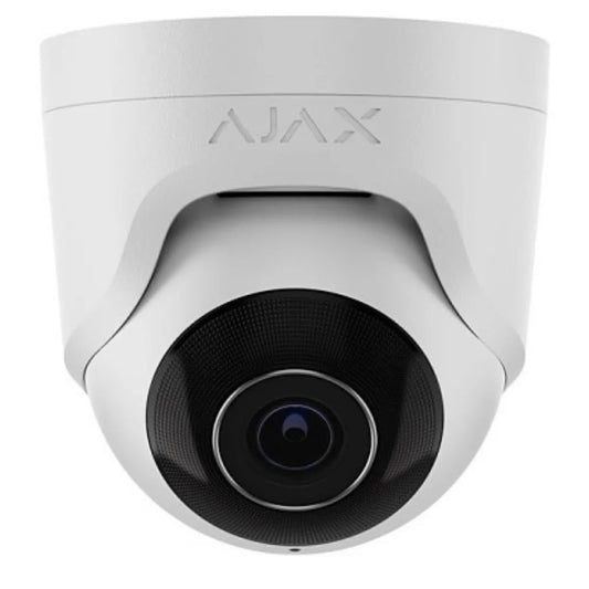 AJAX Security - 8MP IP White Turret Camera with a 2.8 mm Wide-view Lens | AJAX-TURRET-8MP-28-W