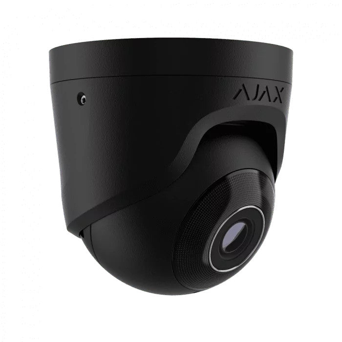 AJAX Security - 8MP IP Black Turret Camera with a 2.8 mm Wide-view Lens | AJAX-TURRET-8MP-28-B