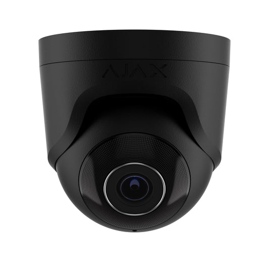 AJAX Security - 8MP IP Black Turret Camera with a 4.00 mm focused Lens | AJAX-TURRET-8MP-4-B