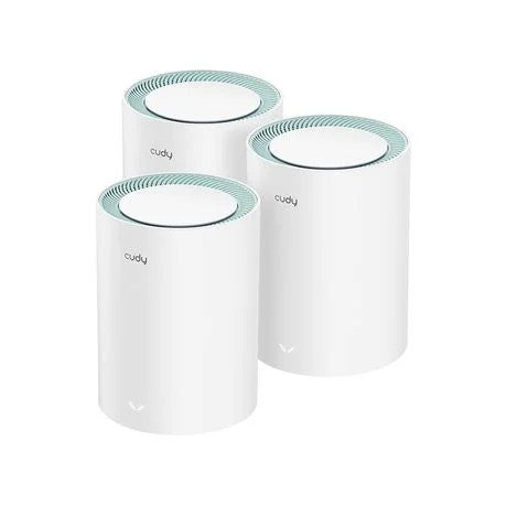 Cudy Dual Band 1200Mbps WiFi 5 Gigabit Mesh 3 Pack | M1300 (3-Pack)