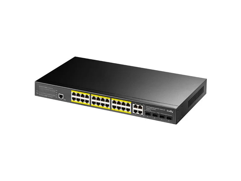 Cudy 24 Port Gigabit PoE 400W 4 Gigabit 4SFP Switch | GS2028PS4-400W