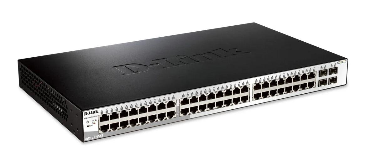 D-Link 48-Port 10/100/1000Mbps with 4 Combo SFP Smart Switch.
