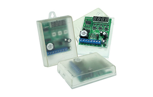 Sherlo Multi-function Timer - timer functions, 12VDC, 60s, 24Hr, pulse stretch, count up/down, momentary to latch