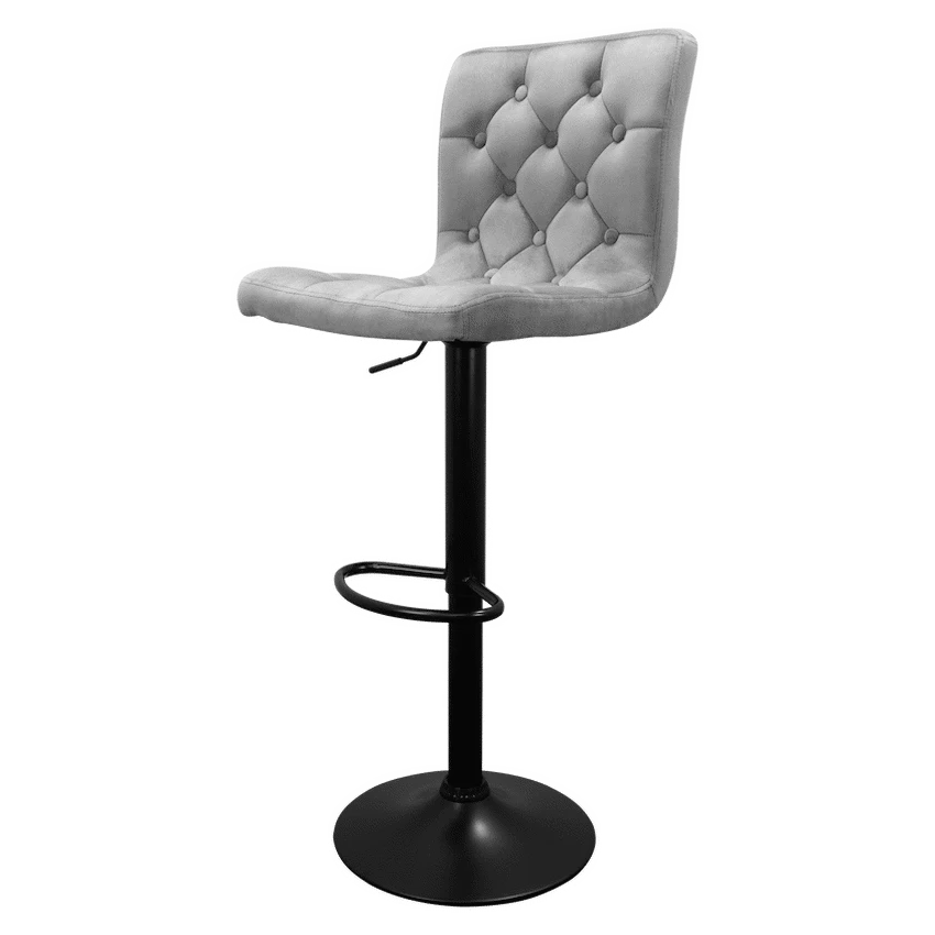Bayer Large Barstool Grey with black base