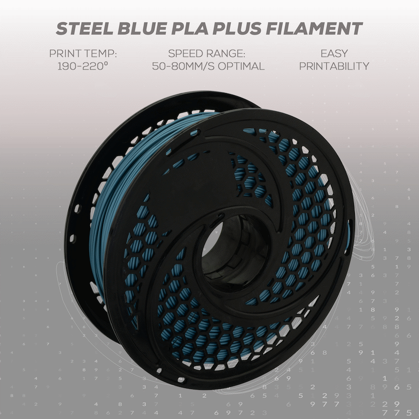 SA Filament Silk PLA Plus Filament 1kg - Steel Blue
