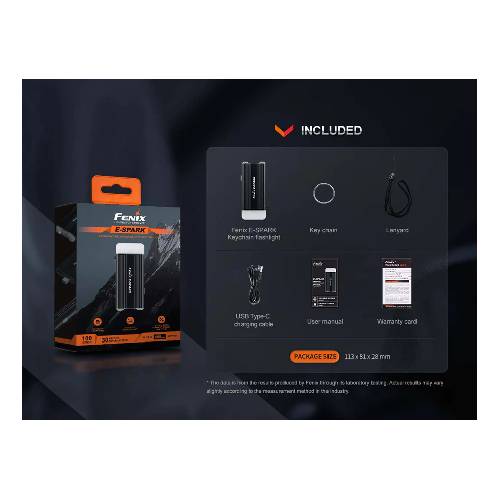 Fenix E-Spark LED Flashlight