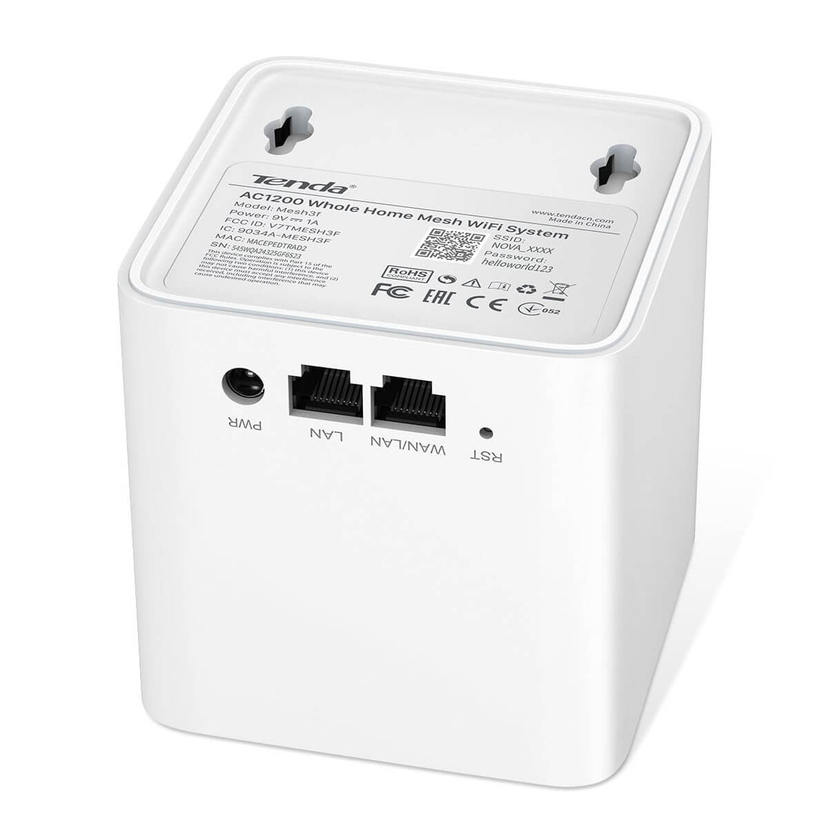 Tenda Nova Home WiFi 5 Mesh System | TE-MW3-2 (2-pack)