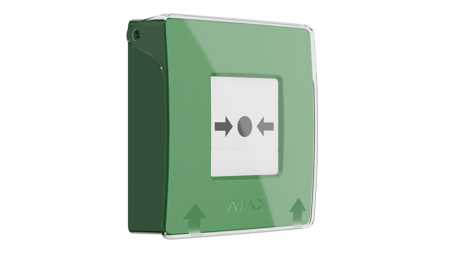AJAX Security - Manual Call Point - Green | AJAX-CP-G