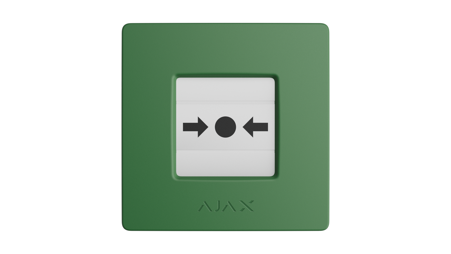 AJAX Security - Manual Call Point - Green | AJAX-CP-G