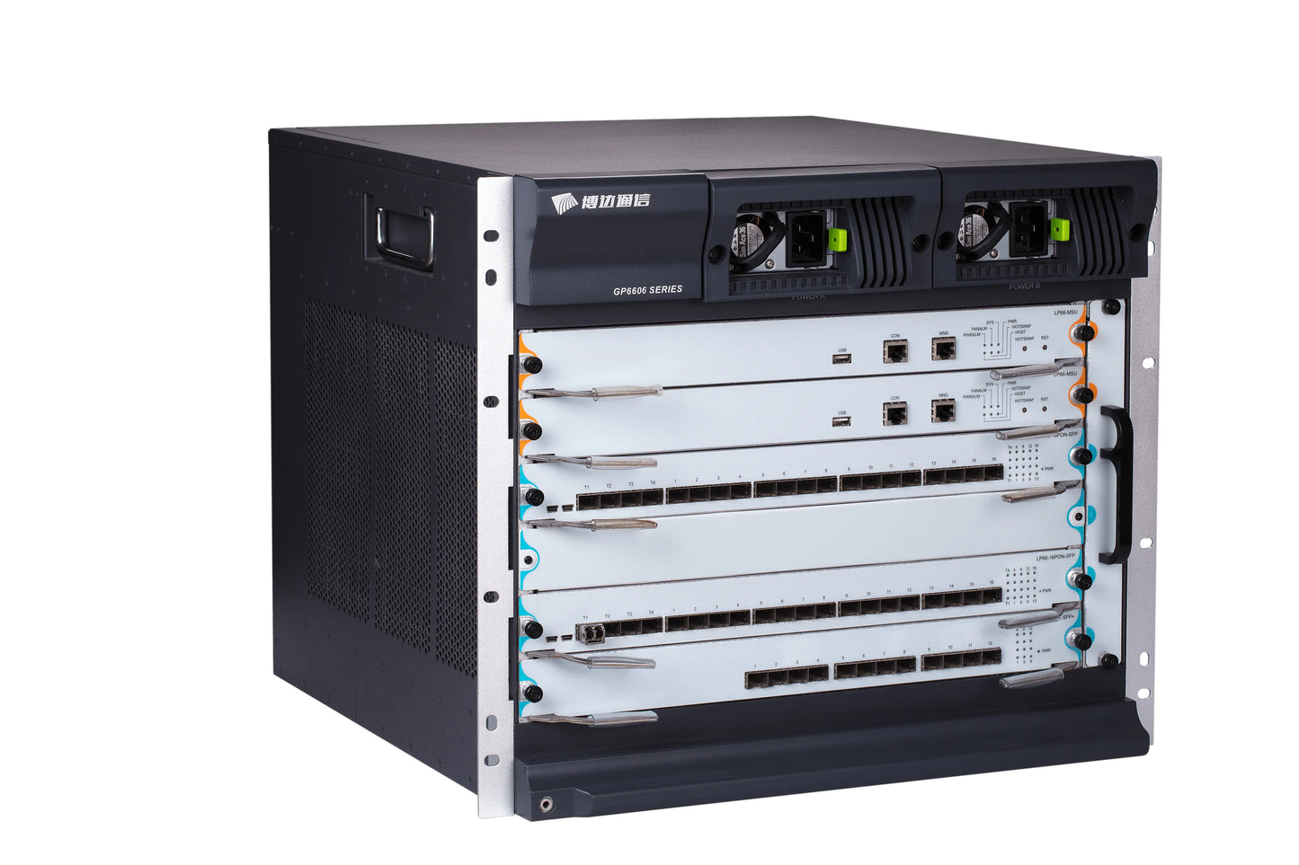 BDCOM GPON OLT chassis, 6 Expansion Slots