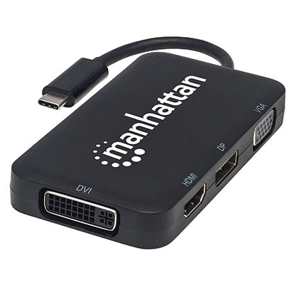 Manhattan Usb-C 4-In-1 Audio Video Converter