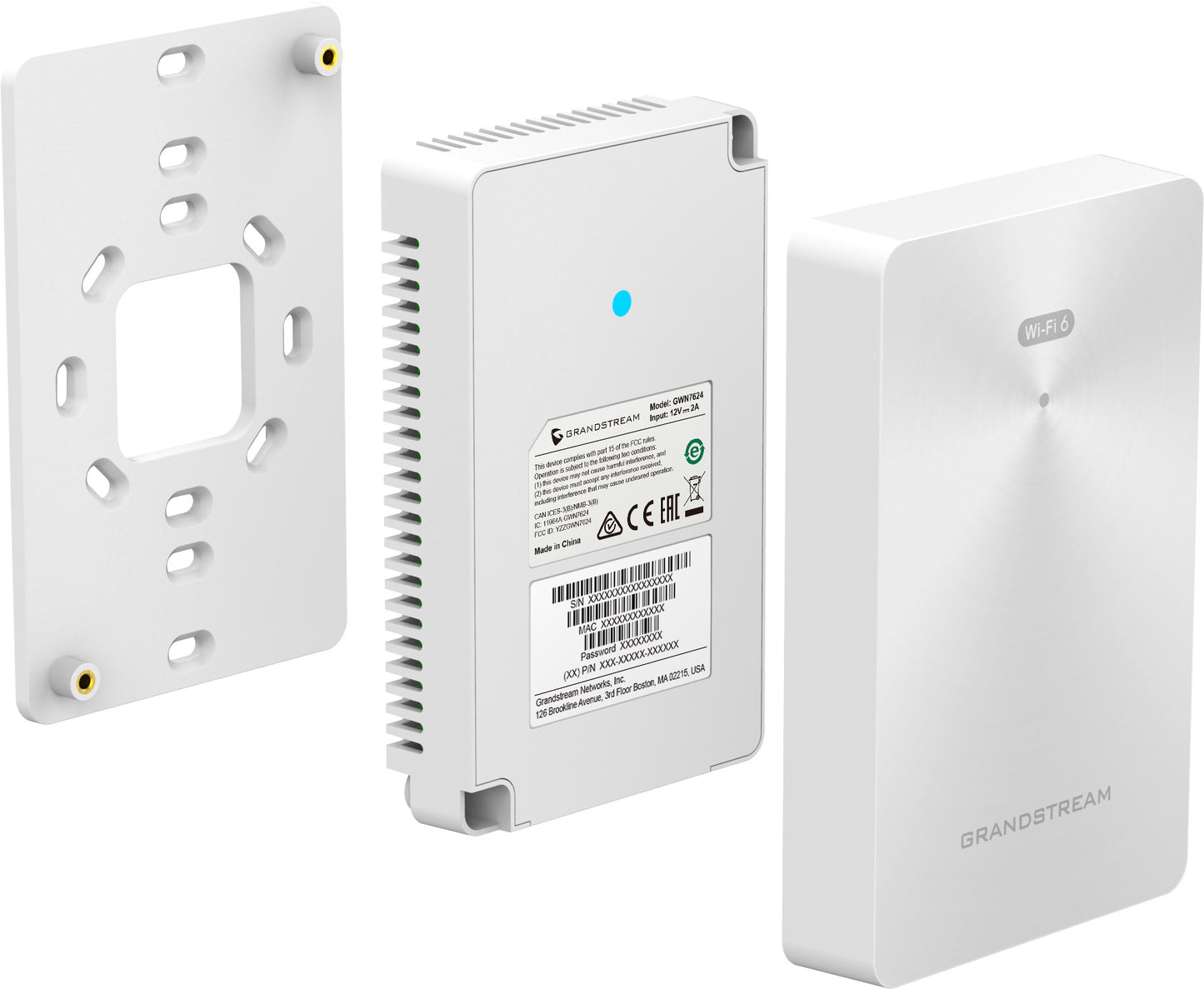 Grandstream Enterprise WiFi 6 In-Wall Indoor Access Point | GWN7661E