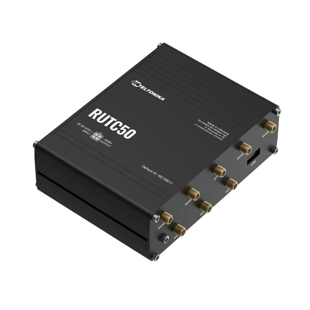 Teltonika industrial 5G Wireless Router with WiFi 6 | RUTC50