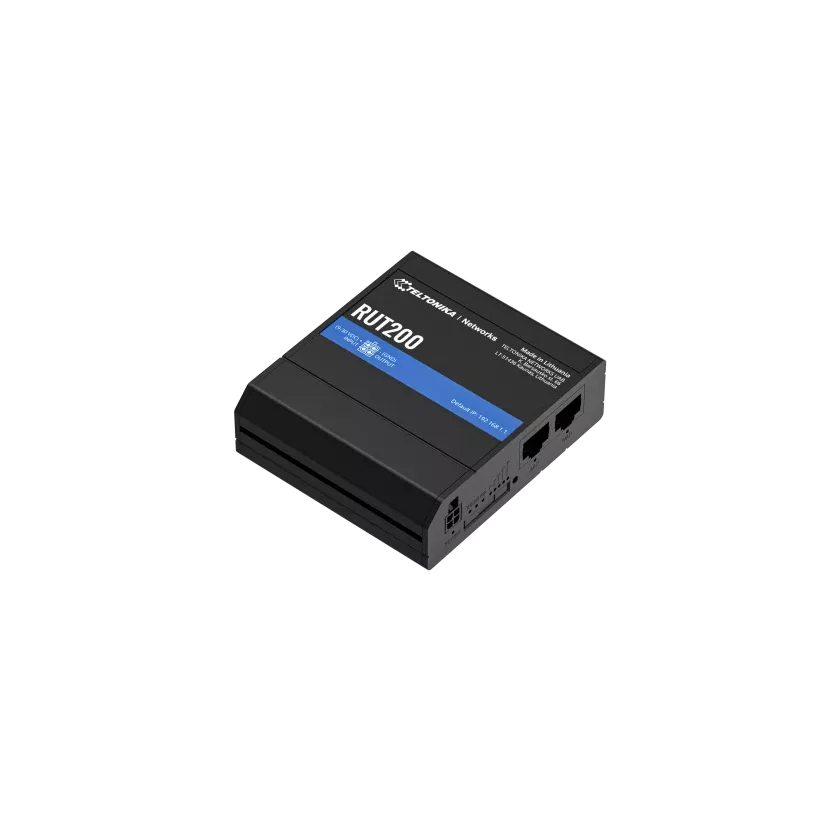Teltonika 4G/LTE WiFi 4 Industrial Cellular Router | RUT200