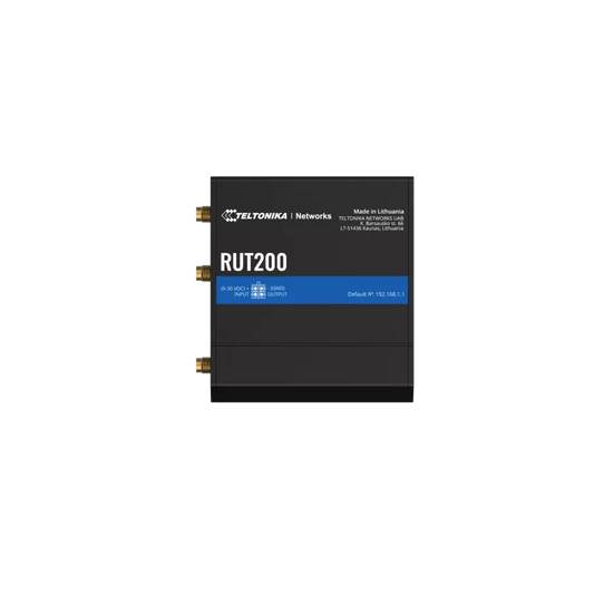 Teltonika 4G/LTE WiFi 4 Industrial Cellular Router | RUT200