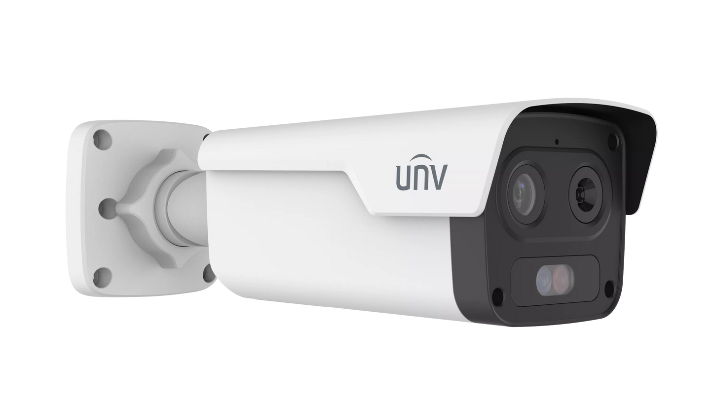 Uniview UNV 4MP Thermal Dual Spectrum Bullet IP Camera 6mm(7mm Thermal) | TIC2A32SA-F7-4F6AC-I1