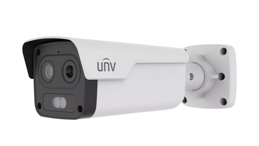 Uniview UNV 4MP Thermal Dual Spectrum Bullet IP Camera 6mm(7mm Thermal) | TIC2A32SA-F7-4F6AC-I1
