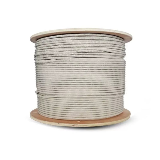 Essential CAT6 Indoor Ethernet Cable 500m Grey Solid Copper UTP Roll | CAT6-500-SC-GEN
