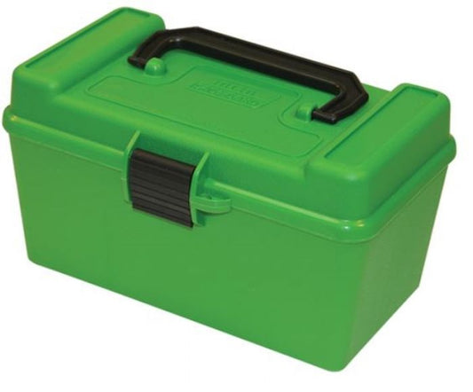 MTM AMMO BOX .220 SWIFT - 30-06 GREEN — MTM-H50-RL-10