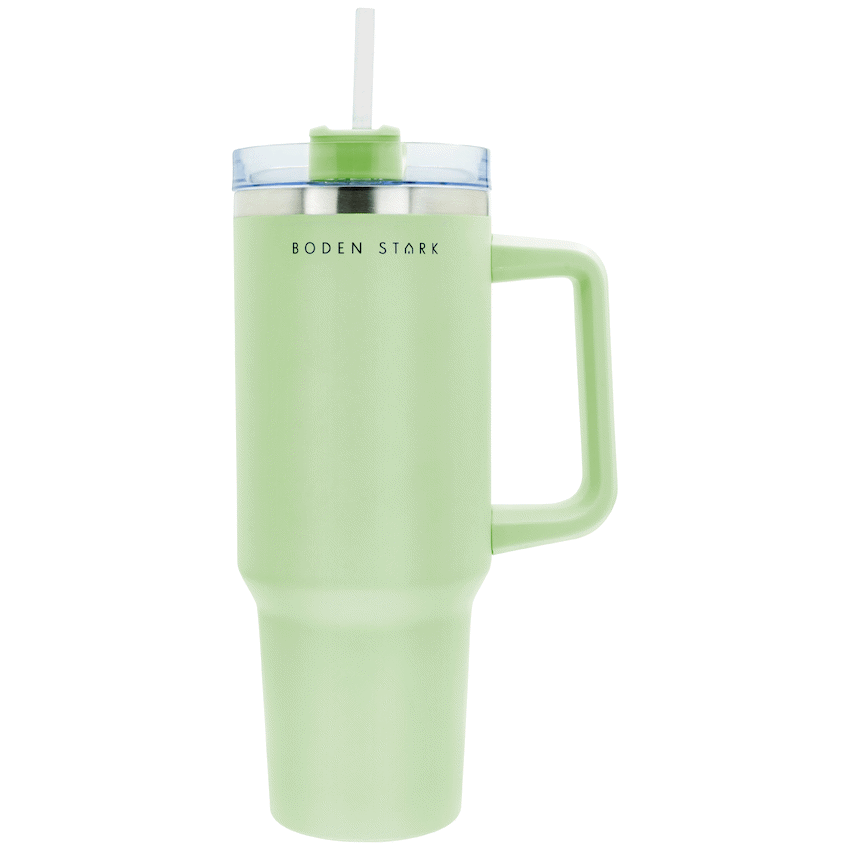 Boden Stark 1200ml Travel Mug Green - Guards On Duty Shop & Security Guards