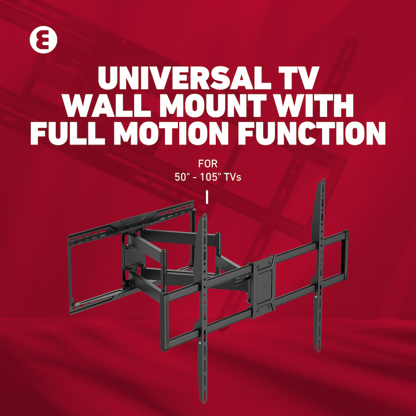 Ellies Solid Series Heavy Duty Full Motion TV Wall Mount 50" -105" - Guards On Duty Shop & Security Guards