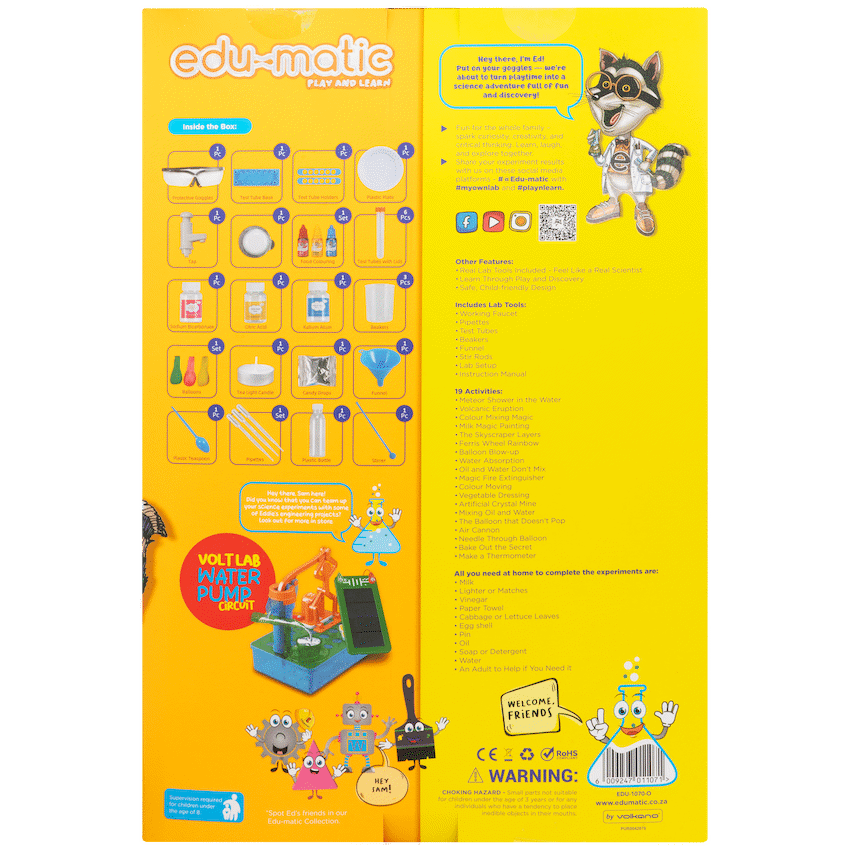 Edu-matic My Laboratory with 19 Experiments - Guards On Duty Shop & Security Guards