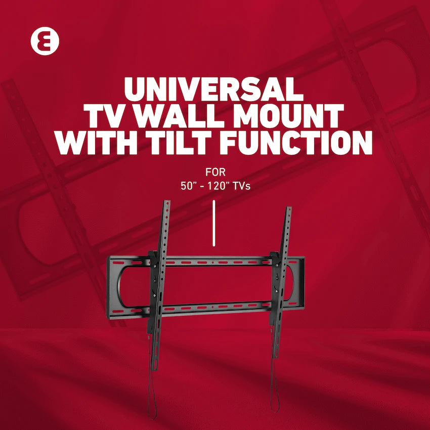 Ellies Solid Series Heavy Duty  Tilt TV Wall Mount  60" - 120" TVs - Guards On Duty Shop & Security Guards