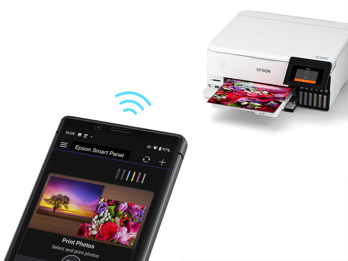 Epson EcoTank L8160 3in1 Photo; 16PPM Black 12PPM Col; Duplex; ADF; WiFi; WiFi Direct; SD Card; NO INKS INCLUDED