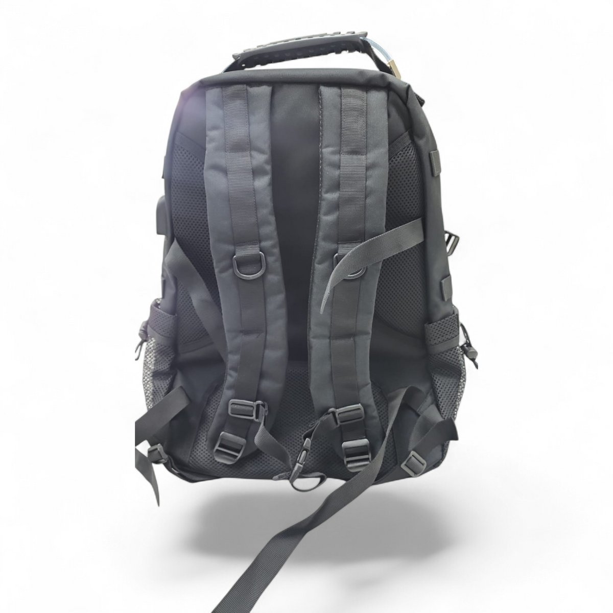 Ballistic Tactical Backpack 30L Black – Usb & Aux Port Everyday Carry Travel Backpack FAS9-16B