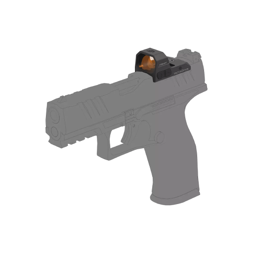 Vector Optics 1x19x22 Walther PDP Optics-Ready Red Dot Sight SCRD-83 – 3 MOA