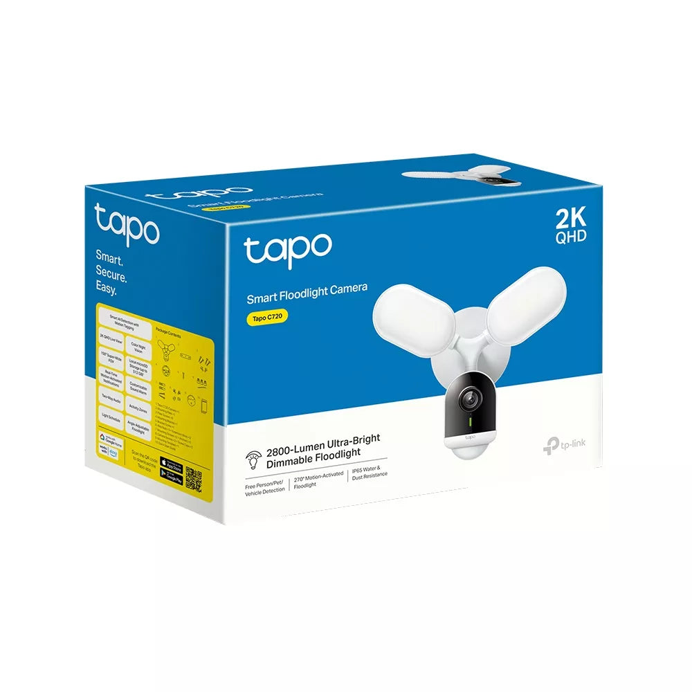 TP-Link Tapo Outdoor Smart Wi-Fi Floodlight Camera | Tapo C720