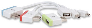 Manhattan Ilynk Hub+ - Usb Hub, Micro &Amp; Mini Usb Adapter