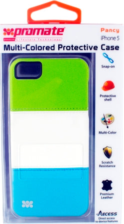 Promate Pancy Iphone 5 Multi-Colored Protective Case