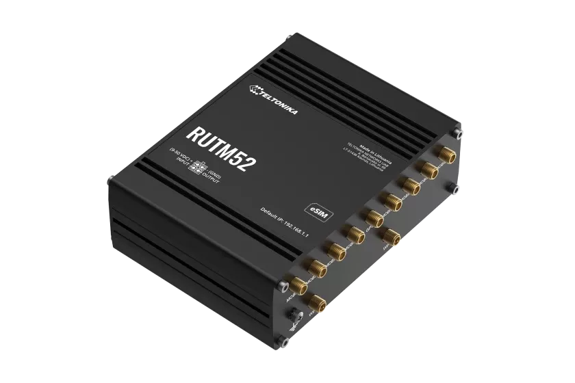Teltonika Dual 5G Industrial Router | RUTM52
