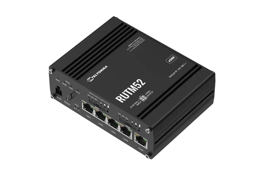 Teltonika Dual 5G Industrial Router | RUTM52