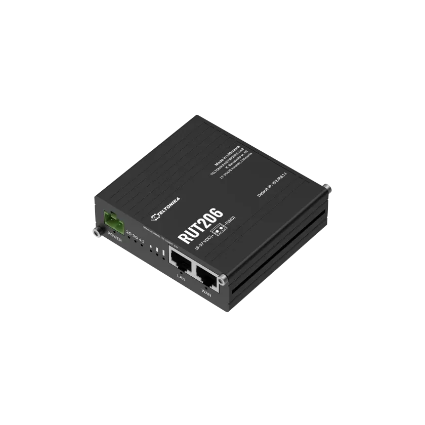 Teltonika Industrial 4G Dual SIM Router | RUT206