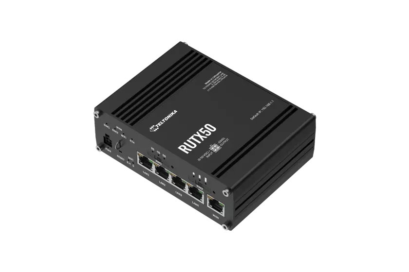 Teltonika Industrial 5G Router, Dual SIM | RUTX50