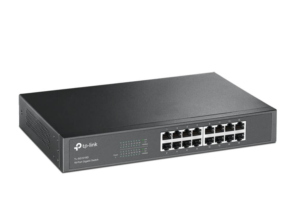 TP-Link 16-Port Gigabit Easy Smart Switch | TL-SG1016DE