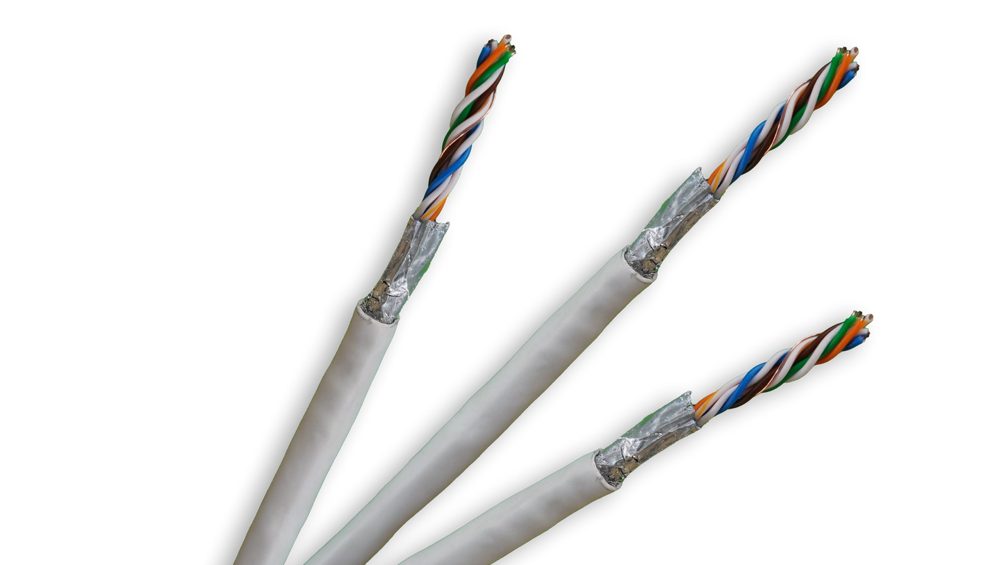 Acconet CAT6 Indoor Ethernet Cable 100m White CCA STP Pull Box | CAT6-100-STP