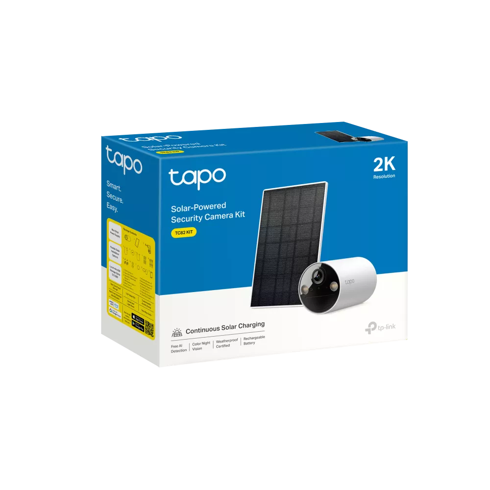 TP-Link Tapo TC82 Solar-Powered Security Camera Kit | TC82 KIT