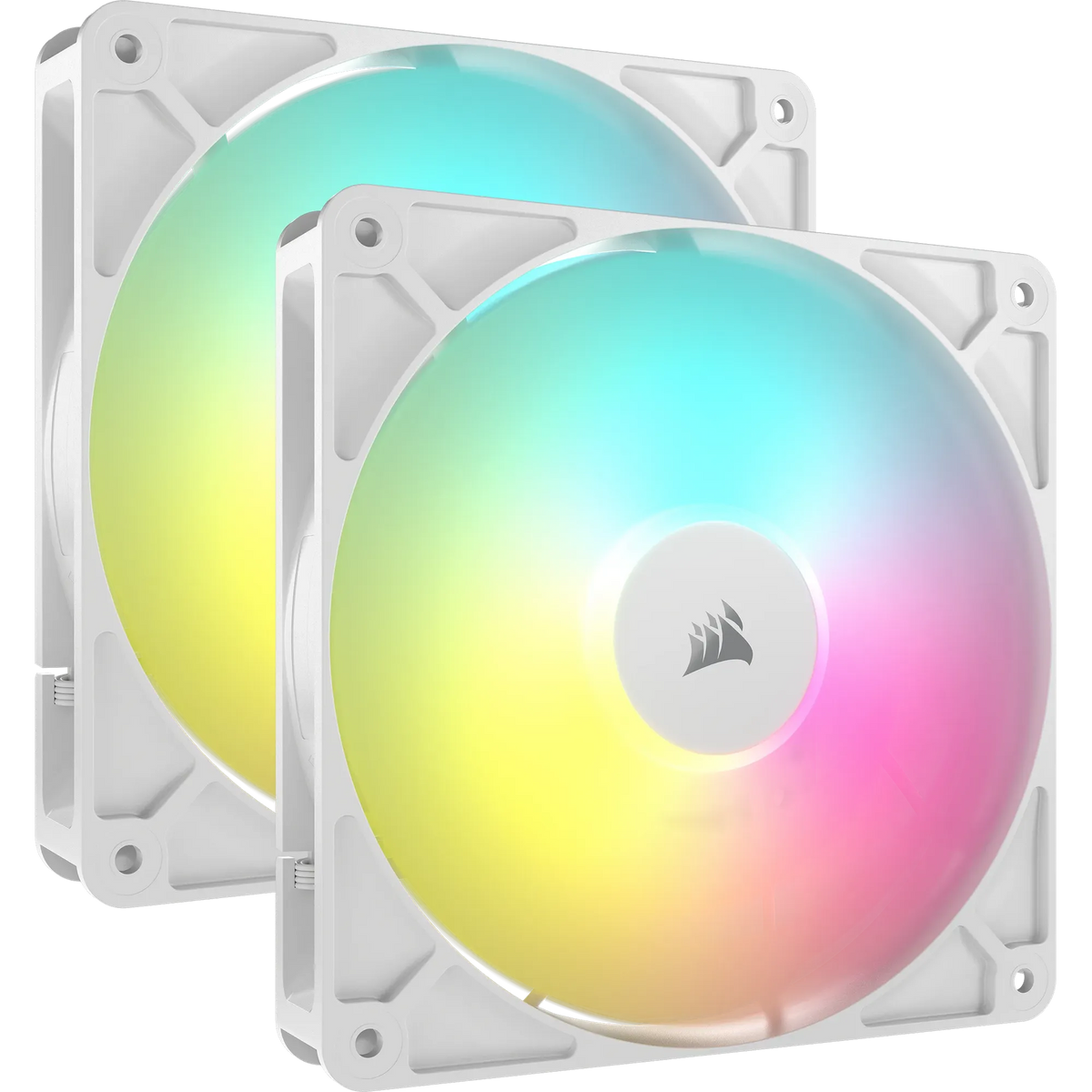 Corsair RS140 ARGB 140mm PWM Fans Dual Pack – White