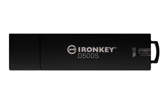 Kingston 16GB IronKey D500S FIPS 140-3 Lvl 3 (Pending) AES-256 - Guards On Duty Shop & Security Guards