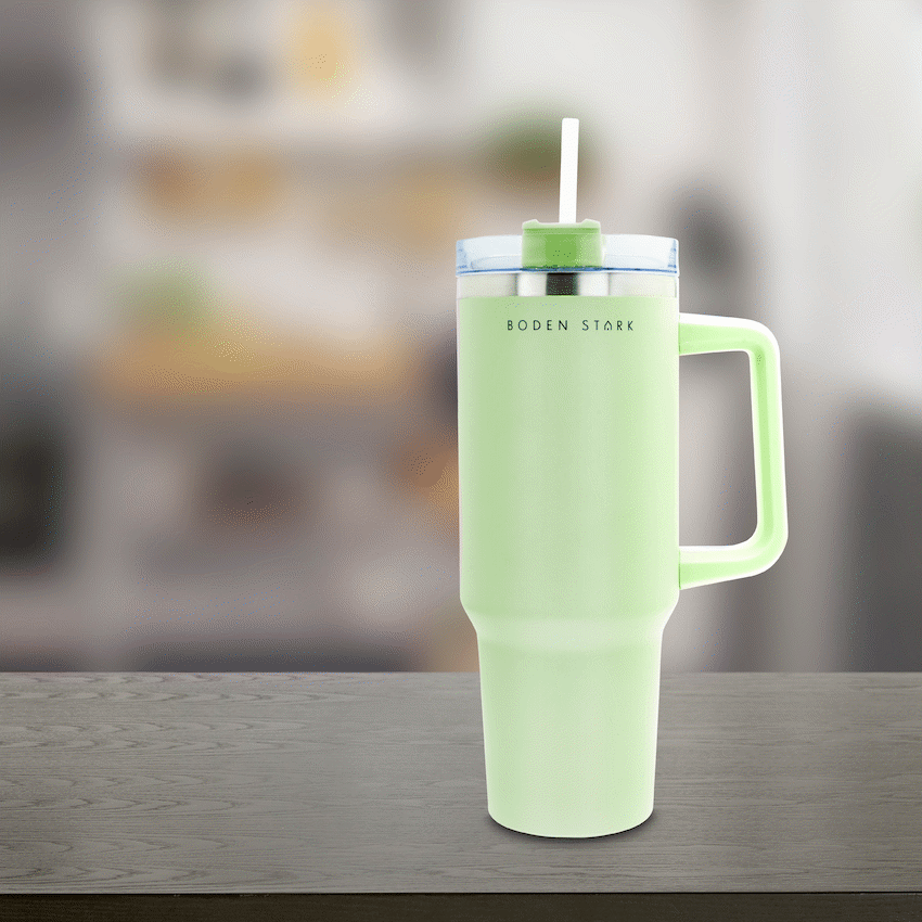 Boden Stark 1200ml Travel Mug Green - Guards On Duty Shop & Security Guards