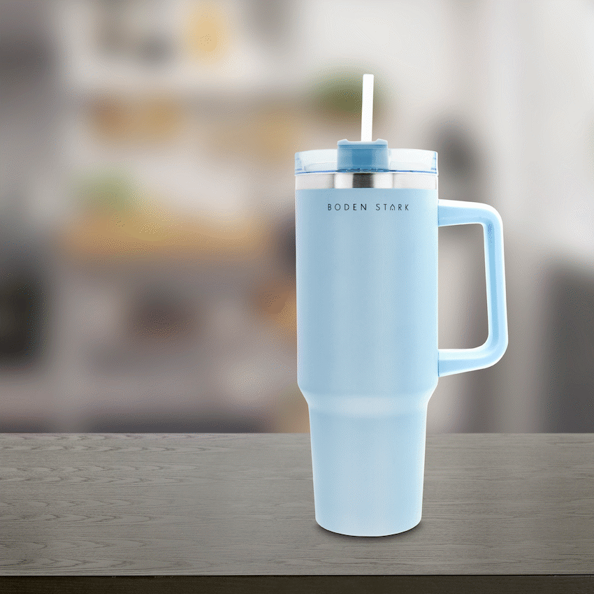 Boden Stark 1200ml Travel Mug - Blue - Guards On Duty Shop & Security Guards