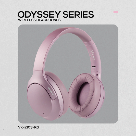 Volkano Odyssey ANC Bluetooth Wireless Headphone - Rose Gold