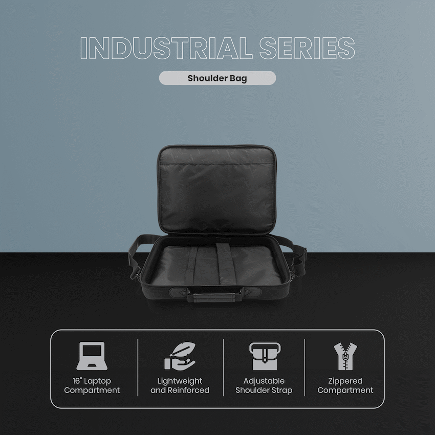 Volkano Industrial Series Shoulder Bags - Black